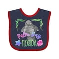 thumbnail image 1 of Inktastic Palm Bay Florida Cute Swimming Manatee Boys or Girls Baby Bib, 1 of 4