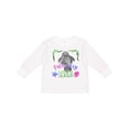thumbnail image 1 of Inktastic Palm Bay Florida Cute Swimming Manatee Boys or Girls Long Sleeve Toddler T-Shirt, 1 of 5