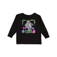 thumbnail image 1 of Inktastic Palm Bay Florida Cute Swimming Manatee Boys or Girls Long Sleeve Toddler T-Shirt, 1 of 5