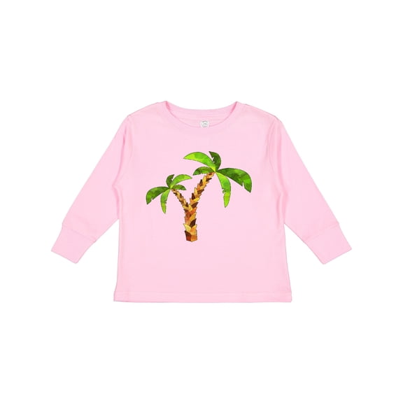 Inktastic Palm Trees Boys or Girls Long Sleeve Toddler T-Shirt