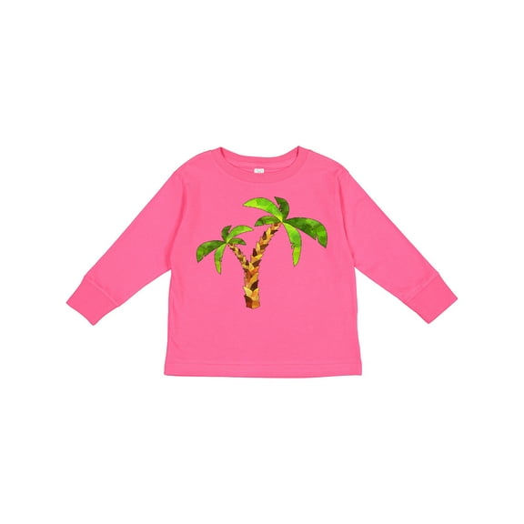 Inktastic Palm Trees Boys or Girls Long Sleeve Toddler T-Shirt