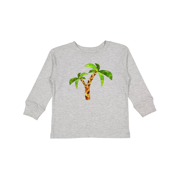 Inktastic Palm Trees Boys or Girls Long Sleeve Toddler T-Shirt