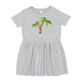 thumbnail image 1 of Inktastic Palm Trees Girls Toddler Dress, 1 of 5