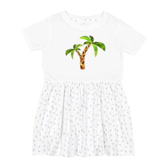 Inktastic Palm Trees Girls Toddler Dress