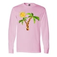 thumbnail image 1 of Inktastic Palm Trees with Cute Smiling Sun Long Sleeve T-Shirt, 1 of 5