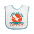 thumbnail image 1 of Inktastic Panama City Beach Florida Boys or Girls Baby Bib, 1 of 4