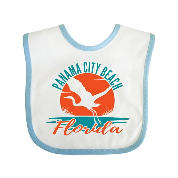 Inktastic Panama City Beach Florida Boys or Girls Baby Bib