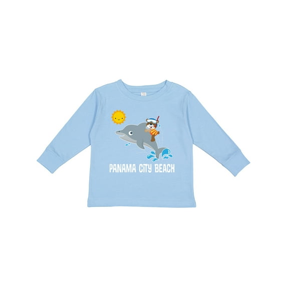 Inktastic Panama City Beach Florida Vacation Boys or Girls Long Sleeve Toddler T-Shirt