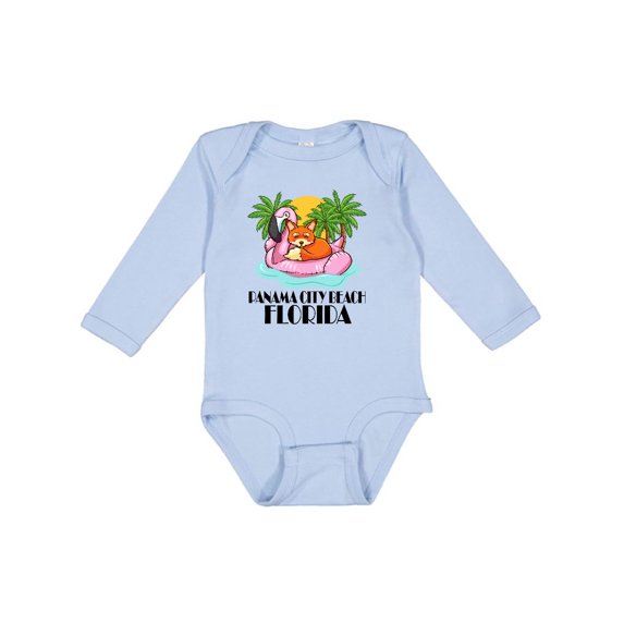 Inktastic Panama City Beach Vacation Girls Long Sleeve Baby Bodysuit