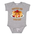 thumbnail image 1 of Inktastic Pancake Day Everyday- smiling stack of pancakes Boys or Girls Baby Bodysuit, 1 of 5