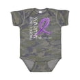 thumbnail image 1 of Inktastic Pancreatic Cancer Awareness- Fight, Care, Cure Boys or Girls Baby Bodysuit, 1 of 5