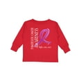 thumbnail image 1 of Inktastic Pancreatic Cancer Awareness- Fight, care, cure Boys or Girls Long Sleeve Toddler T-Shirt, 1 of 5