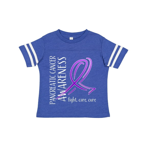Inktastic Pancreatic Cancer Awareness- Fight, care, cure Boys or Girls Toddler T-Shirt