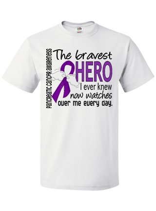  The Bravest Hero I Ever Knew Now Watches Over Me Everyday Long  Sleeve T-Shirt : Clothing, Shoes & Jewelry