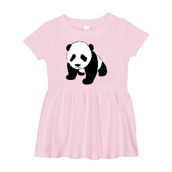 Inktastic Panda Bear Girls Baby Dress