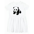thumbnail image 1 of Inktastic Panda Bear Girls Toddler Dress, 1 of 5