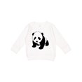 thumbnail image 1 of Inktastic Panda Bear Toddler Sweatshirt, 1 of 4