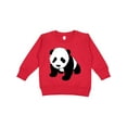 thumbnail image 1 of Inktastic Panda Bear Toddler Sweatshirt, 1 of 4