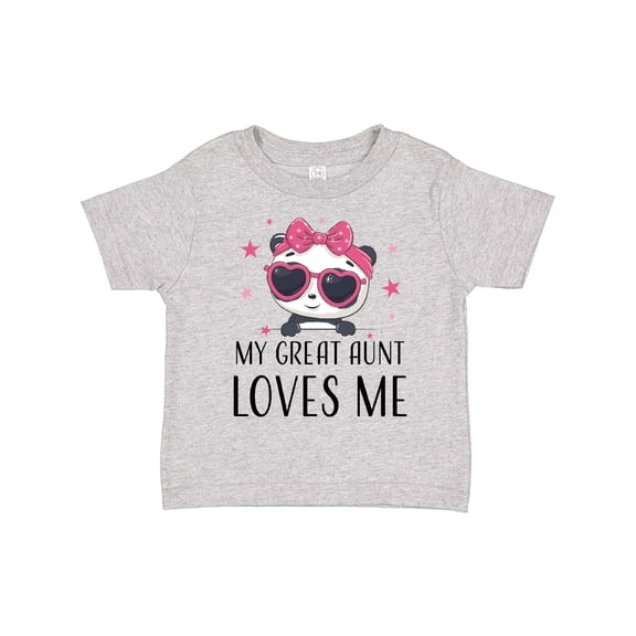 Inktastic Panda My Great Aunt Loves Me Boys or Girls Toddler T-Shirt