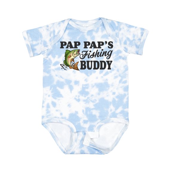 Inktastic Pap Pap's Fishing Buddy Boys Baby Bodysuit