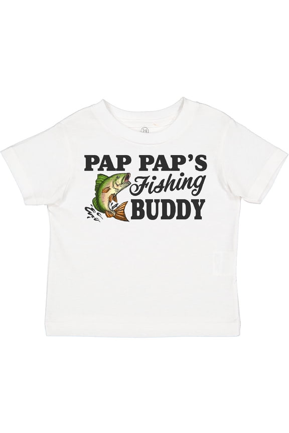 Pap Pap's Fishing Buddy Boys Toddler T-Shirt