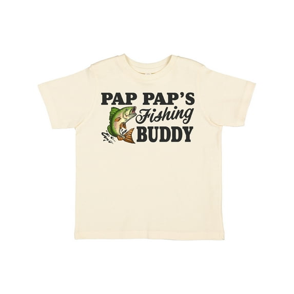 Inktastic Pap Pap's Fishing Buddy Boys Toddler T-Shirt