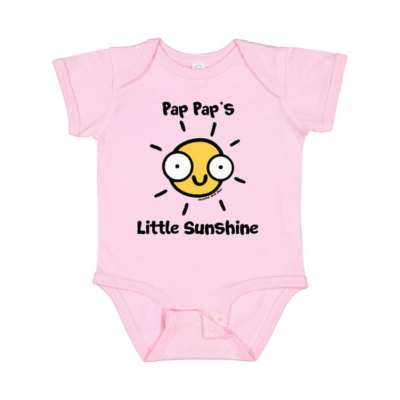 Inktastic Pap Pap's Little Sunshine Boys or Girls Baby Bodysuit