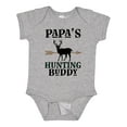 thumbnail image 1 of Inktastic Papa Hunting Buddy Bow Hunter Boys or Girls Baby Bodysuit, 1 of 5