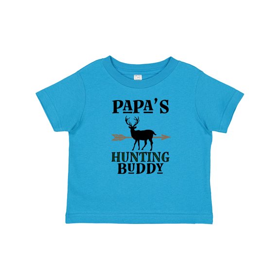 Inktastic Papa Hunting Buddy Bow Hunter Boys or Girls Baby T-Shirt
