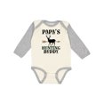 thumbnail image 1 of Inktastic Papa Hunting Buddy Bow Hunter Boys or Girls Long Sleeve Baby Bodysuit, 1 of 5