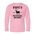 thumbnail image 1 of Inktastic Papa Hunting Buddy Bow Hunter Long Sleeve Youth T-Shirt, 1 of 5