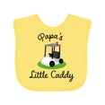 thumbnail image 1 of Inktastic Papa Little Golf Caddy Boys or Girls Baby Bib, 1 of 4