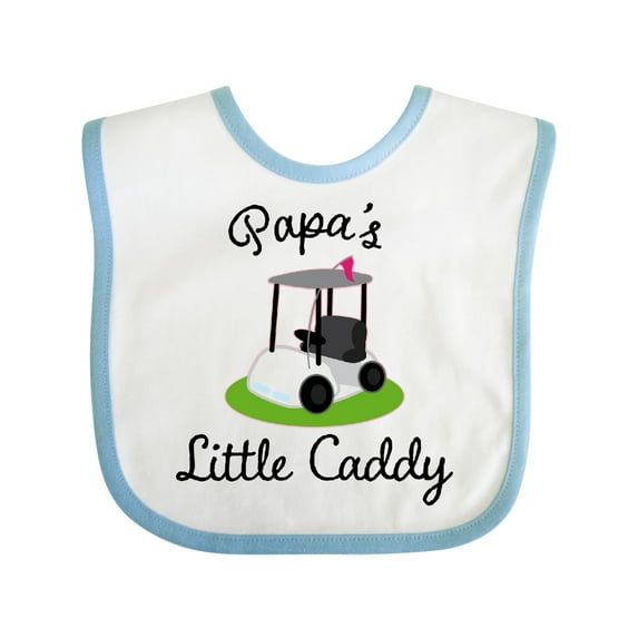 Inktastic Papa Little Golf Caddy Boys or Girls Baby Bib