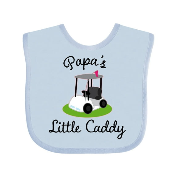 Inktastic Papa Little Golf Caddy Boys or Girls Baby Bib