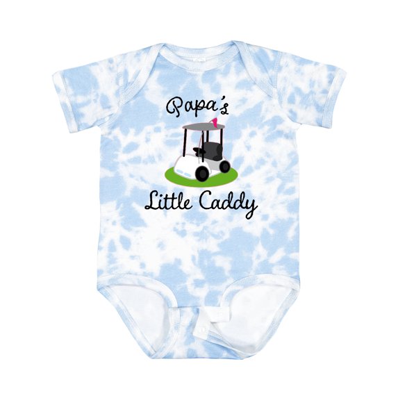 Inktastic Papa Little Golf Caddy Boys or Girls Baby Bodysuit