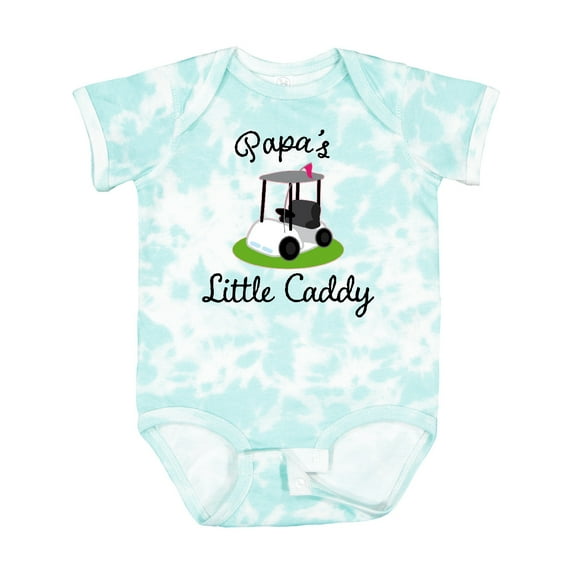 Inktastic Papa Little Golf Caddy Boys or Girls Baby Bodysuit