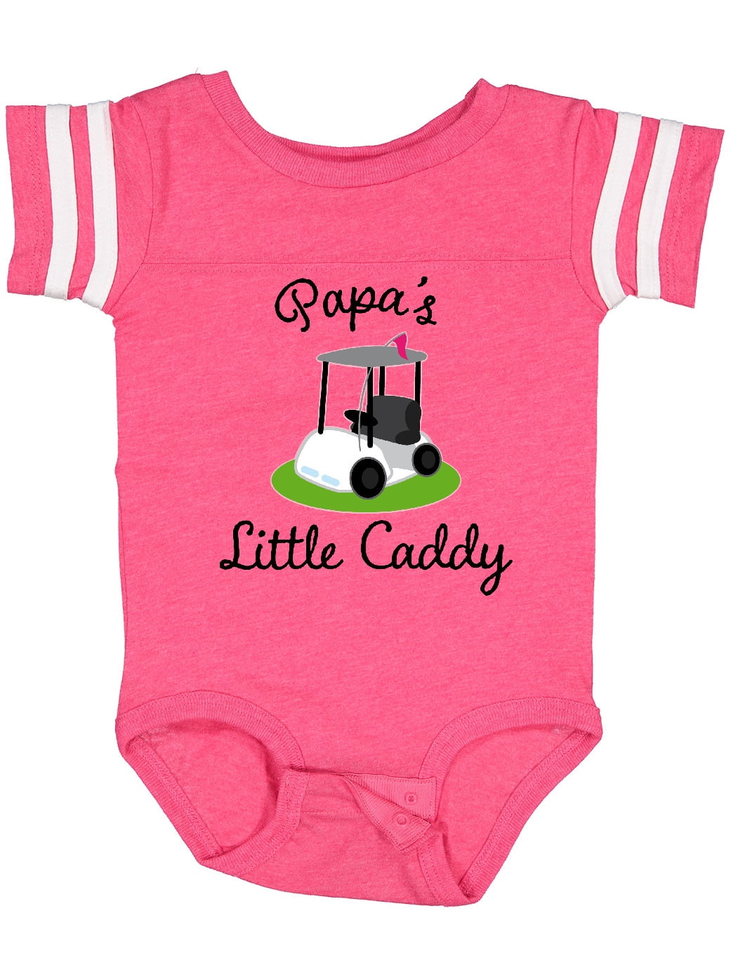 Inktastic Papa Little Golf Caddy Boys or Girls Baby Bodysuit