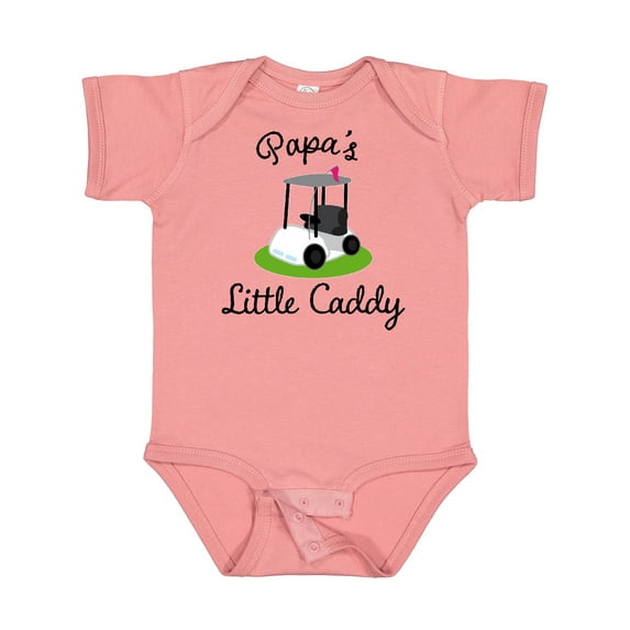 Inktastic Papa Little Golf Caddy Boys or Girls Baby Bodysuit