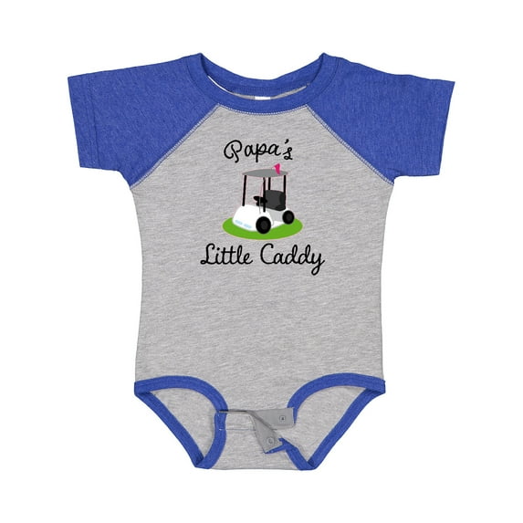 Inktastic Papa Little Golf Caddy Boys or Girls Baby Bodysuit