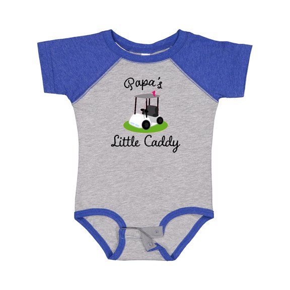 Inktastic Papa Little Golf Caddy Boys or Girls Baby Bodysuit