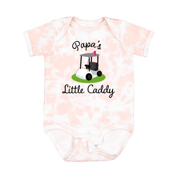 Inktastic Papa Little Golf Caddy Boys or Girls Baby Bodysuit
