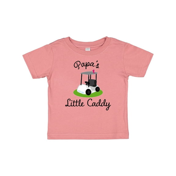 Inktastic Papa Little Golf Caddy Boys or Girls Baby T-Shirt