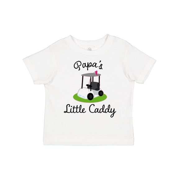 Inktastic Papa Little Golf Caddy Boys or Girls Toddler T-Shirt