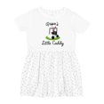 thumbnail image 1 of Inktastic Papa Little Golf Caddy Girls Toddler Dress, 1 of 5