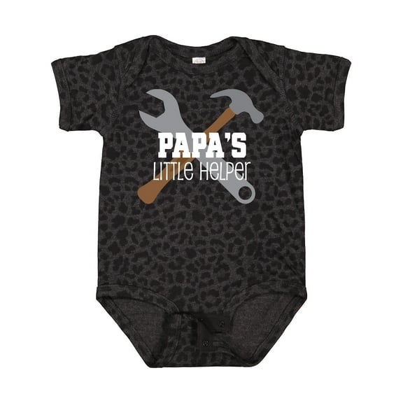 Inktastic Papa Little Helper Boys Baby Bodysuit
