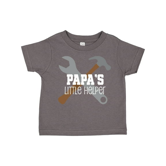 Inktastic Papa Little Helper Boys Toddler T-Shirt