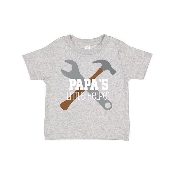 Inktastic Papa Little Helper Boys Toddler T-Shirt