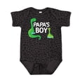 thumbnail image 1 of Inktastic Papa's Boy Grandson Boys Baby Bodysuit, 1 of 5