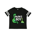 thumbnail image 1 of Inktastic Papa's Boy Grandson Boys Toddler T-Shirt, 1 of 5