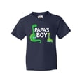 thumbnail image 1 of Inktastic Papa's Boy Grandson Youth T-Shirt, 1 of 5